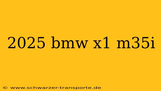 2025 bmw x1 m35i