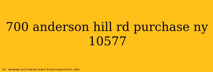 700 anderson hill rd purchase ny 10577