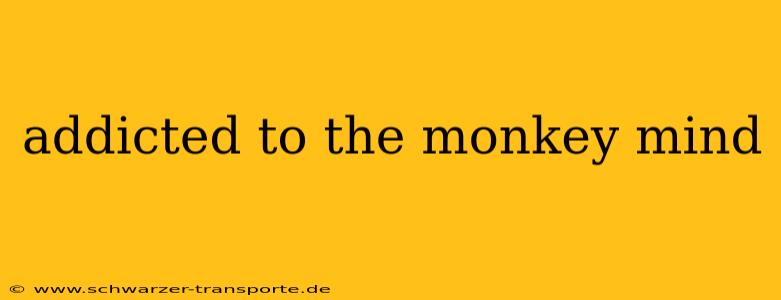 addicted to the monkey mind