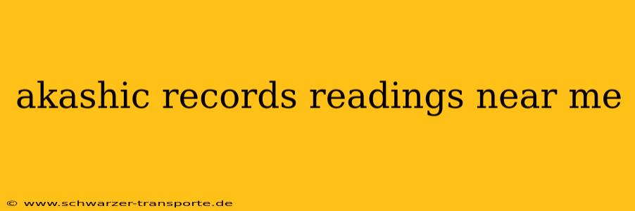 akashic records readings near me