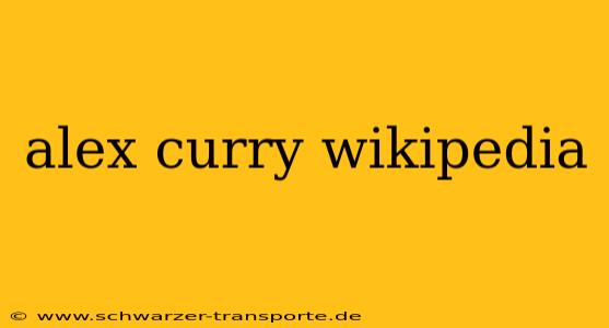 alex curry wikipedia