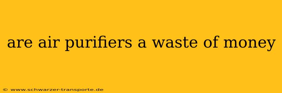 are air purifiers a waste of money