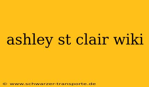 ashley st clair wiki