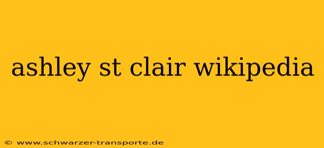 ashley st clair wikipedia