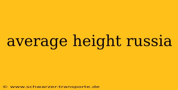 average height russia