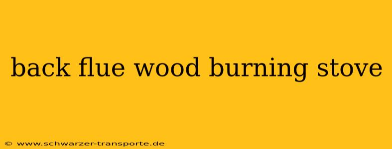 back flue wood burning stove