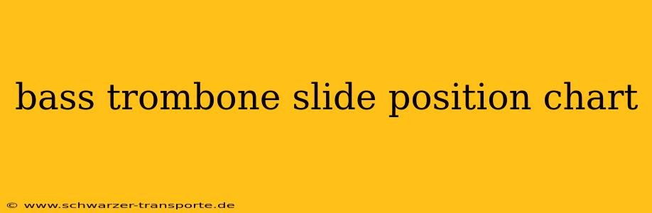 bass trombone slide position chart