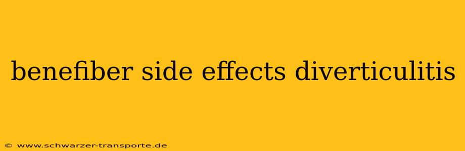 benefiber side effects diverticulitis