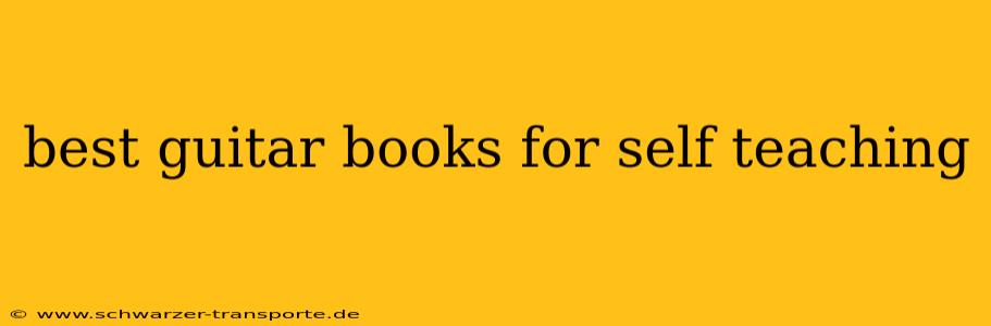 best guitar books for self teaching
