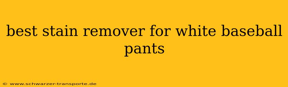 best stain remover for white baseball pants