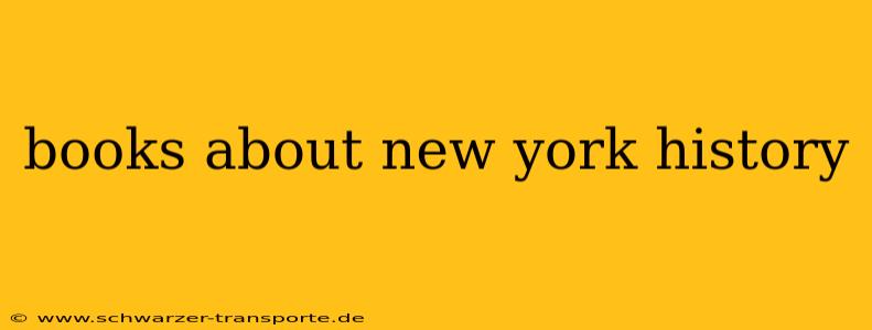 books about new york history
