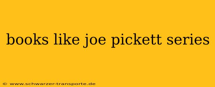 books like joe pickett series