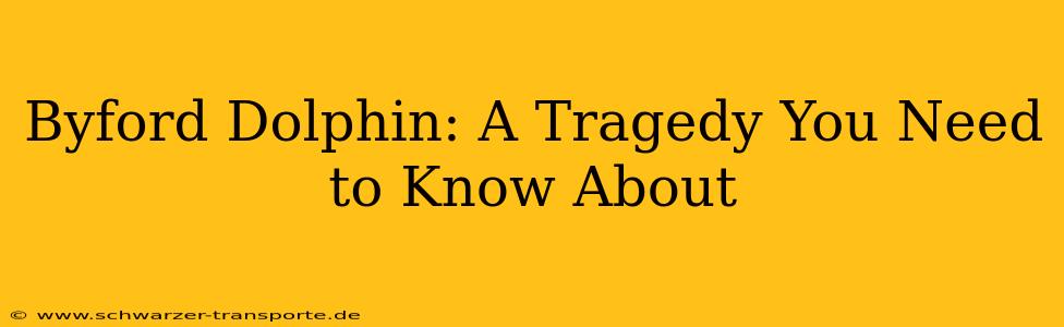 Byford Dolphin: A Tragedy You Need to Know About