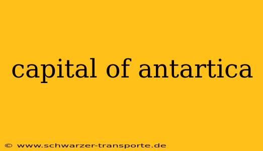 capital of antartica
