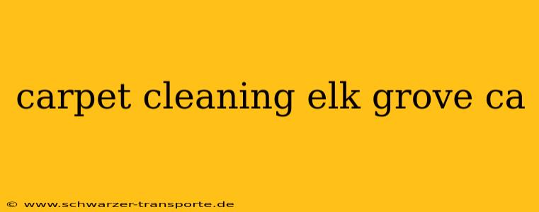 carpet cleaning elk grove ca