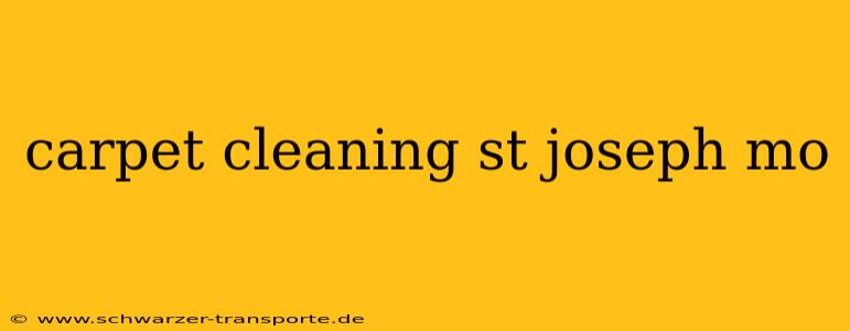 carpet cleaning st joseph mo