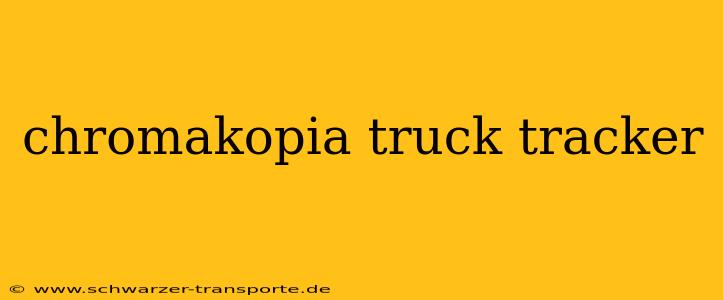 chromakopia truck tracker