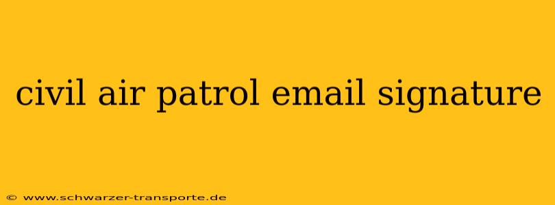 civil air patrol email signature