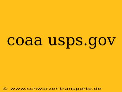 coaa usps.gov