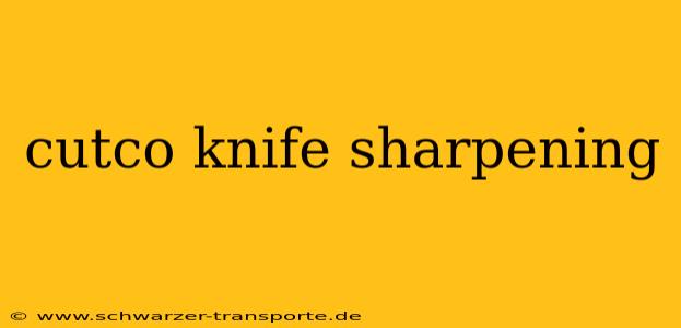 cutco knife sharpening