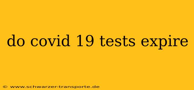 do covid 19 tests expire