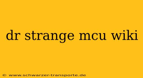 dr strange mcu wiki