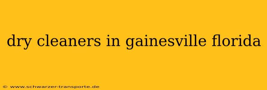 dry cleaners in gainesville florida