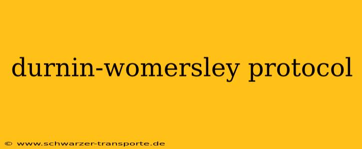 durnin-womersley protocol