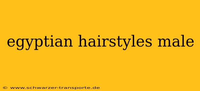 egyptian hairstyles male