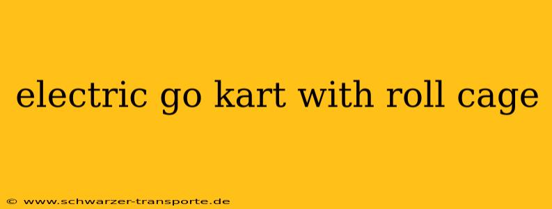 electric go kart with roll cage