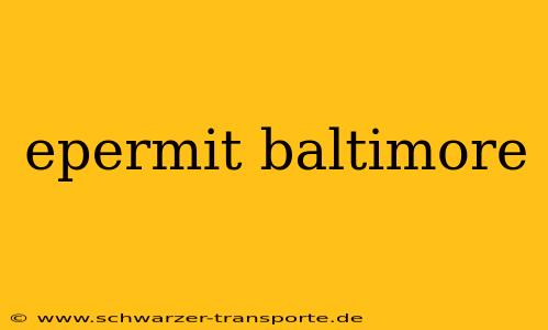 epermit baltimore