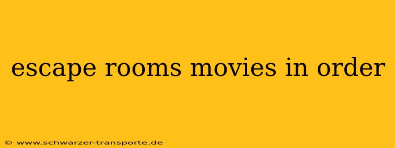 escape rooms movies in order