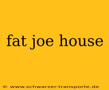 fat joe house