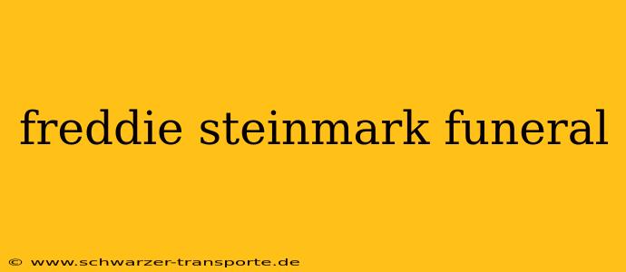 freddie steinmark funeral