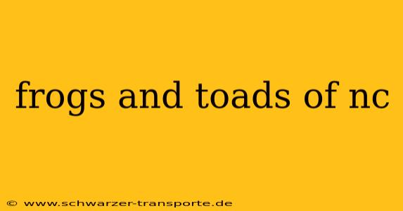 frogs and toads of nc