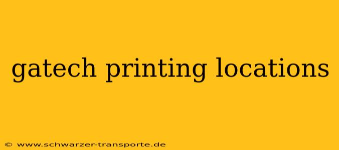 gatech printing locations