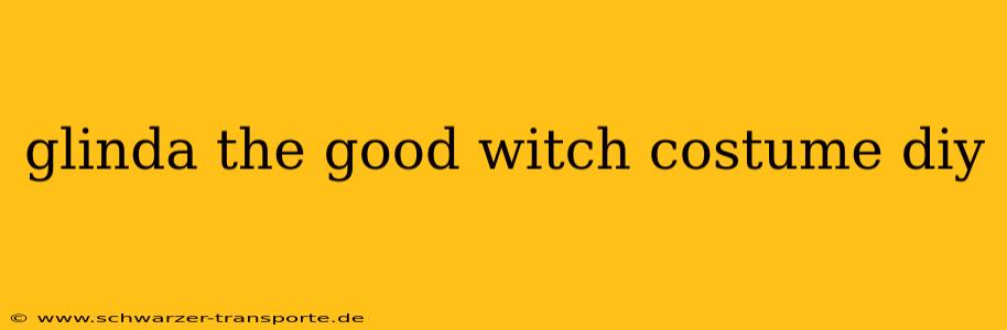 glinda the good witch costume diy