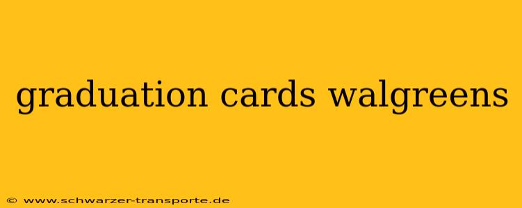 graduation cards walgreens
