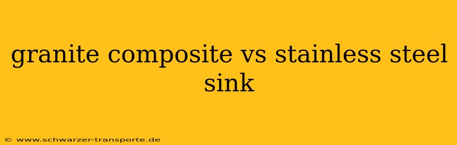 granite composite vs stainless steel sink
