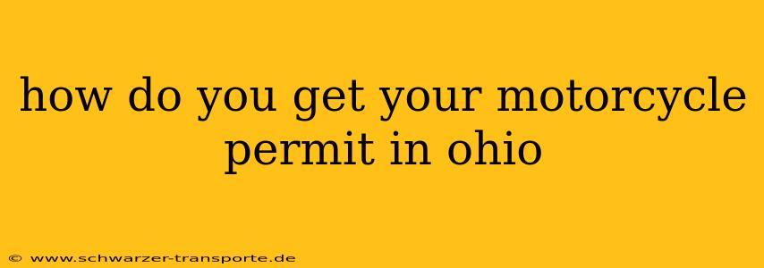 how do you get your motorcycle permit in ohio