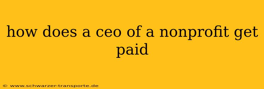 how does a ceo of a nonprofit get paid
