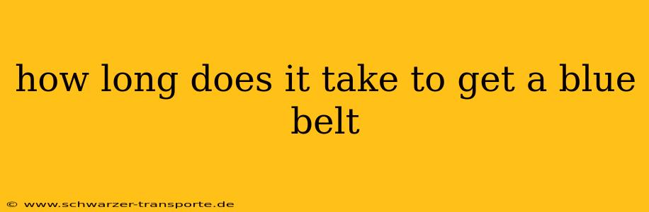 how long does it take to get a blue belt