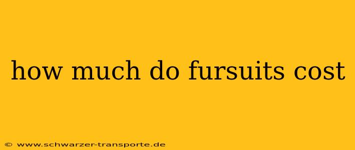 how much do fursuits cost