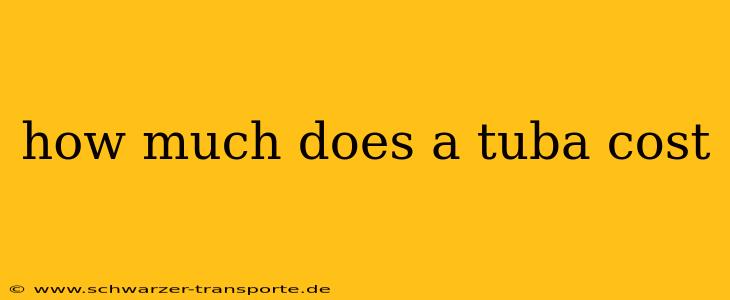 how much does a tuba cost