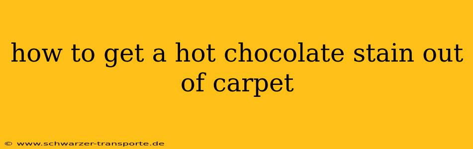 how to get a hot chocolate stain out of carpet