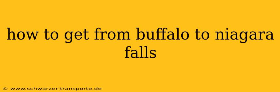 how to get from buffalo to niagara falls