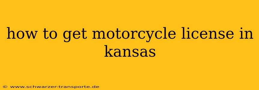 how to get motorcycle license in kansas