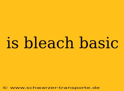 is bleach basic