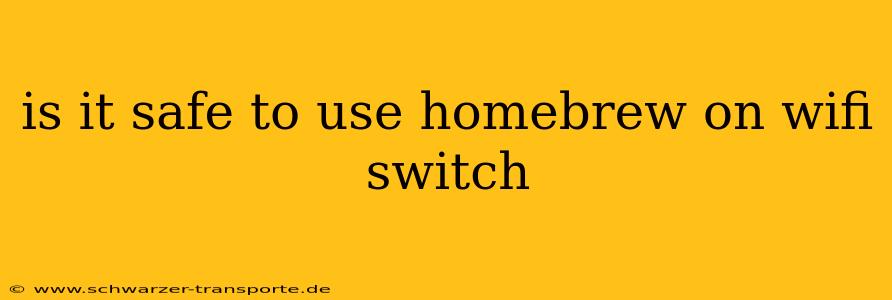 is it safe to use homebrew on wifi switch