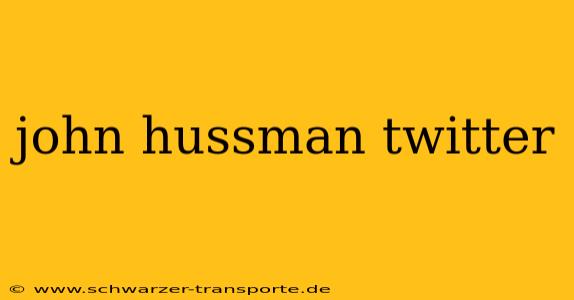 john hussman twitter